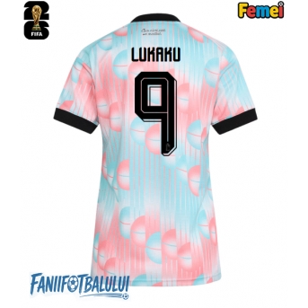 Belgia Romelu Lukaku #9 Echipament de Fotbal Replică Mondial 2026 Femei Deplasare